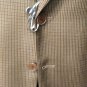 Men's Jacket Pure Wool Trendy Check Hazelnut Drop 8 Sport Autumn Slim Line