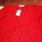 Pullover Classic Sweater 100% Cotton Man Spring Red New V Neck Rodrigo