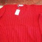 Pullover Classic Sweater 100% Cotton Man Spring Red New V Neck Rodrigo