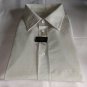 Men's Long Sleeve Shirt Ceremony Ivory Worked Vintage 45 XXL Semigloss