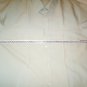 Men's Long Sleeve Shirt Ceremony Ivory Worked Vintage 45 XXL Semigloss