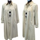 Raincoat Woman New Size 40it Vintage Colour Khaki Poncho Macri Piece Unique