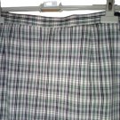 Skirt Classical Spring Check Grey Lined Split Sizes 44 & 48 It Comfortable