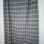Skirt Classical Spring Check Grey Lined Split Sizes 44 & 48 It Comfortable