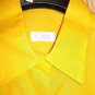 Blouse Woman Size 42 Wide Neck Shirt Solid Colour Cotton Orange Blue M Short