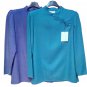 Blouse Woman Wool Blend Size 46 Ita Spring Long Sleeve Seraph Diagonal
