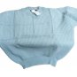 Sweater Pullover Man Wool Shetland Baby Blue Large Vintage Braids 48 52 United