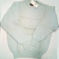 Sweater Pullover Man Wool Shetland Baby Blue Large Vintage Braids 48 52 United
