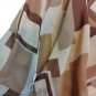 Womens Top Viscose Straps Geometric Design Brown Light Size 44 It