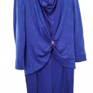 Dress Ceremony Winter Blue plus Sizes Vintage Mariella Burani