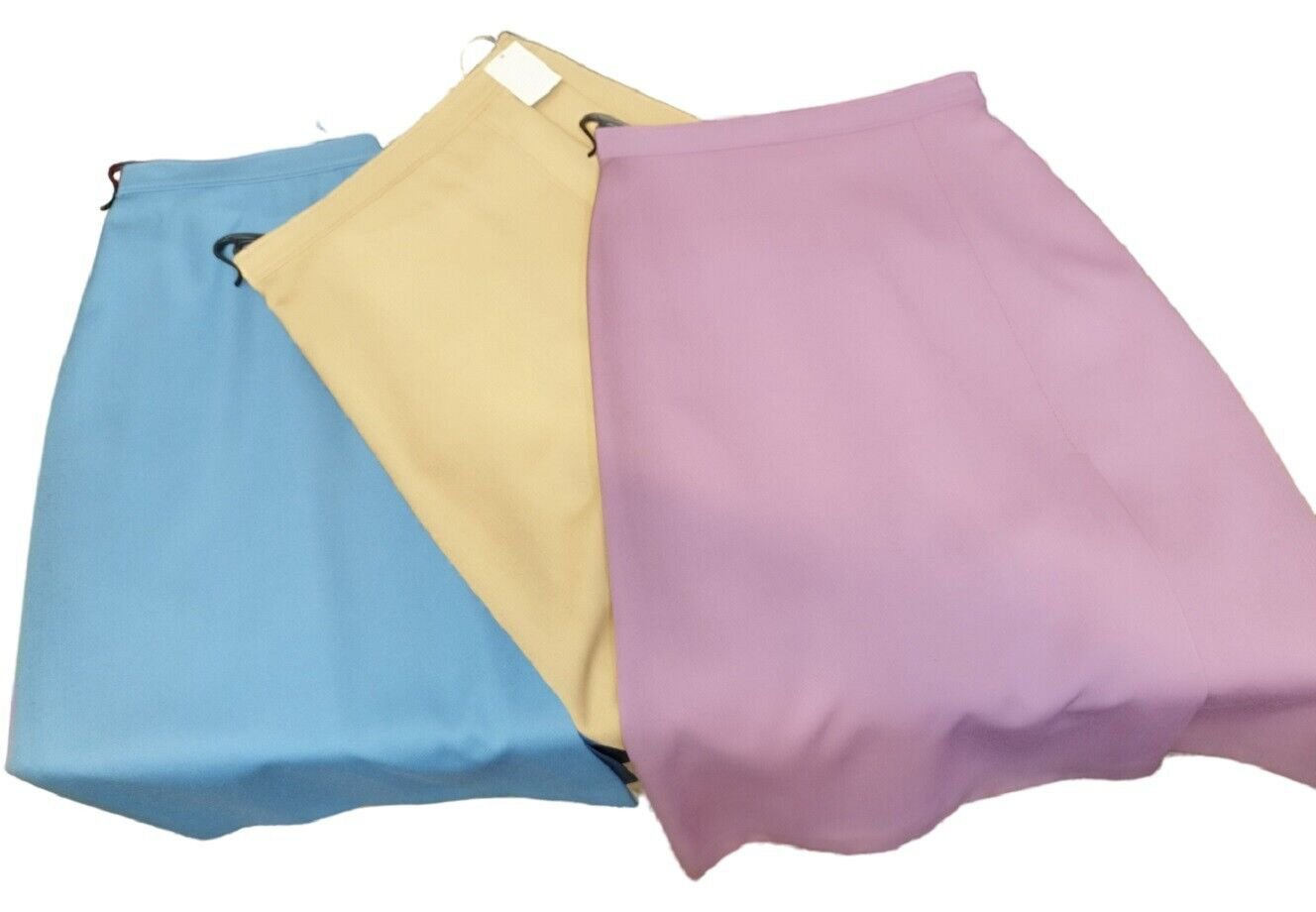 Skirts Skirt Solid Colour Pleat Wool Blend Gabardine Autumn Winter Casual