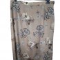 Skirt Summer Size Shaped = 52 Silk Blend Brown Floral Dedication Elegant