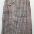Skirt Winter Tweed Prince of Wales Ultima Size 42 Woman Pure Wool New