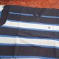 Pullover Man V Neck Cotton Blend Blue XXXL Striped White Sails Spring Classic