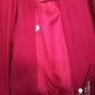 Set Trousers Winter Woman Two Pieces Red Wool Double Chest Tweed 42 44