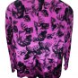 Woman set Summer Classic Elegant Large Loose Shirt+Skirt Flowers Outsize