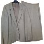 Woman set Jacket Skirt Spring Size 94 (46 It) Hazelnut Shantung Spinata