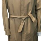 Raincoat Man Cotton Blend Classic Size 52 Vintage handcrafted Colour Khaki New