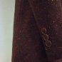 Jacket Tweed Man Pure Wool Various Measures Burgundy Cut Drop 6 Lanificio Biella