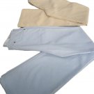 Women's Jeans Cotton Blend White 42 50 52 Leg Wide Made IN Italy Summer Paw Ele