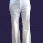 Women's Jeans Cotton Blend White 42 50 52 Leg Wide Made IN Italy Summer Paw Ele