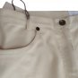 Women's Jeans Cotton Blend White 42 50 52 Leg Wide Made IN Italy Summer Paw Ele