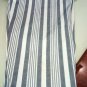 Women's Trousers Striped Size 46 Trendy 100% White Cotton Blue New Shop See