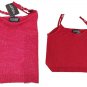 Womens Top Red Strap Leotard Jewel Viscose Light Soft Price Shock Latest