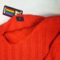 Women's Sweater Red Solid Colour Vintage Neck Boat Silk Blend Spring 42-44