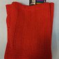 Women's Sweater Red Solid Colour Vintage Neck Boat Silk Blend Spring 42-44