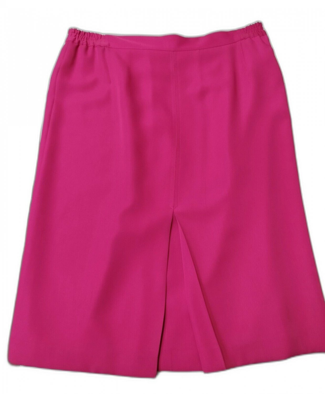 Skirt Light Summer Media Length Calibrated Elena Mir&Atilde;&sup2; Solid Colour Crepe