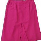 Skirt Light Summer Media Length Calibrated Elena Mirò Solid Colour Crepe