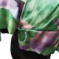 Blouse Light Green Fantasy Silk Blend 3 Buttons Double-Breasted Dianag Silk