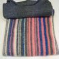 Sweater Woman Vintage Turtleneck Striped Colours Size 2 Ages 70 New Original