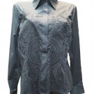 Blouse Woman Black Cotton Summer Sizes Conformed From 39F A 47F Luisa Viola