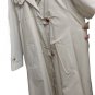 Raincoat Sartorial Woman Cotton Blend Lined Sports Buttons Leather
