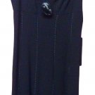 Dress Elegant Black Summer Size 46 Made IN Italy Mariella Erre Cocktail