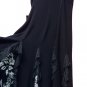Dress Elegant Black Summer Size 46 Made IN Italy Mariella Erre Cocktail