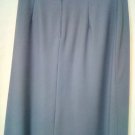 Skirt Solid Colour Blue White Sizes Curvy 45 51 Pure Wool Classical Lined