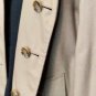 Raincoat Man Double Face Size 46 Vintage Tweed New Classic handcrafted