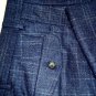 Men's Trousers Wool Autumn Winter Classic Pinces TG44 Blue Fantasy Trousers