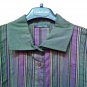 Blouse Woman Cotton Blend Long Sleeve Shaped Striped 47F Luisa Viola New