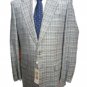 Jacket Man Two Buttons Check 46/48 Monti Classic Light Summer Pieces Unique