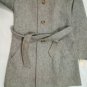 Jacket Women's Grey Beaver Pure Wool Iws 40-46 Winter Hot Comfortable Belt