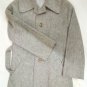 Jacket Women's Grey Beaver Pure Wool Iws 40-46 Winter Hot Comfortable Belt