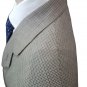 Men's Jacket Spring Summer Pure Wool 3 Buttons Grey Check Pied De Poule New
