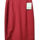 Skirt Cool Wool Red Springy Lined Cutting Classic Spring Skirt