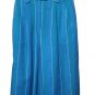 Skirt Trousers Autumn Blue Half Time Striped Pure Wool Light Size 40 Discount