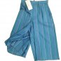 Skirt Trousers Autumn Blue Half Time Striped Pure Wool Light Size 40 Discount