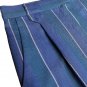Skirt Trousers Autumn Blue Half Time Striped Pure Wool Light Size 40 Discount